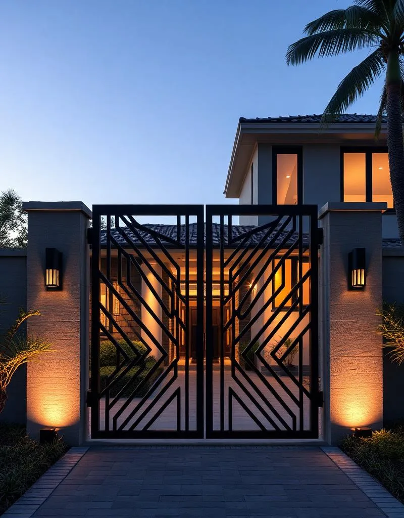 Modern Driveway Gate